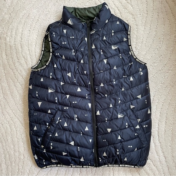 Scotch & Soda Reversible Puffer Vest, Size 12 - Picture 4 of 7